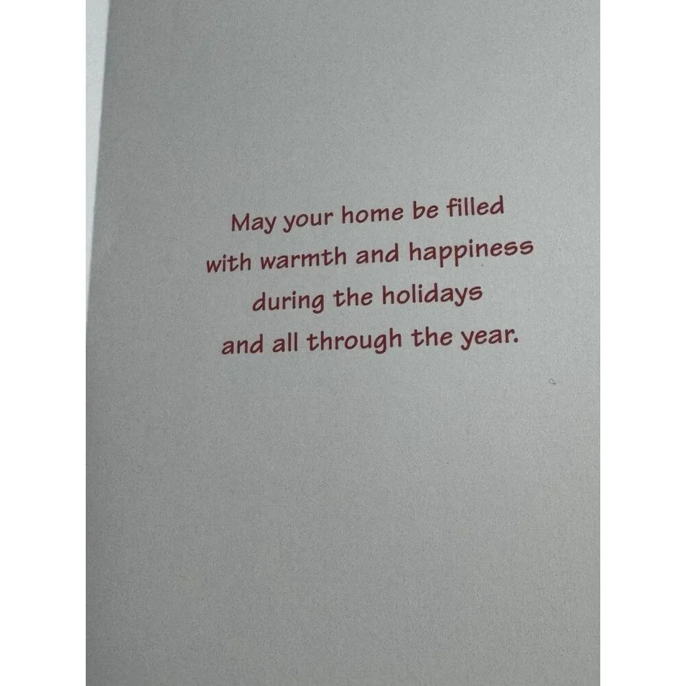 AHAF Exclusive Collection Greeting Christmas Card Snowmen Sled Toys USA Envelope